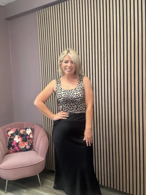 Vila Camis & Vests<Kennza O-Neck Tank Top (Carmel Cafe/Leopard)
