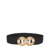 Pieces Belts<KIA STRAW WAIST BELT (BLACK)