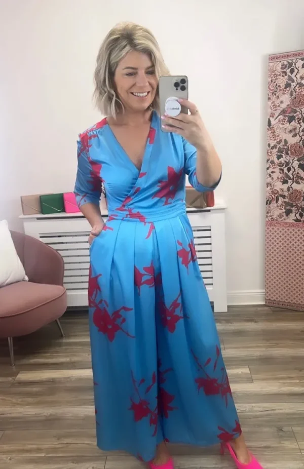 This Girl's Curiosity Jumpsuits<Lailan Jumpsuit (Blue)