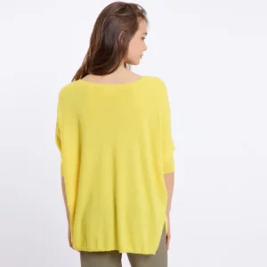 Artlove Jumpers & Cardigans<LAURINA SHORT SLEEVED JUMPER (YELLOW)