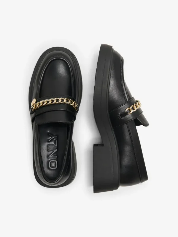 Only Loafers<LAZULI CHARM LOAFER (BLACK)