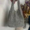 Wsl 8 Bags & Purses<LEAH DIAMANTE EVENING BAG (SILVER)