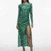 Vila Occasionwear | Dresses<Leena Maxi Dress (Ultramarine )