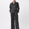Frnch Jumpsuits<LIDIJA L/S JUMPSUIT (ANTHRACITE)
