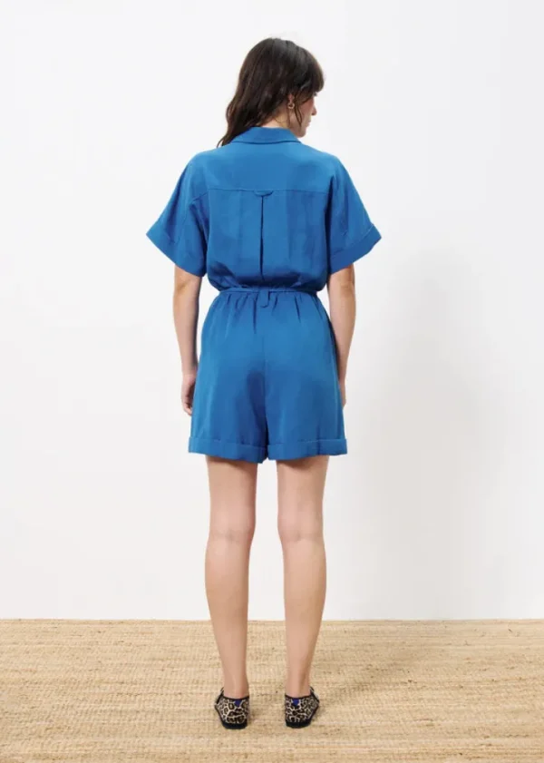 Frnch Shorts & Playsuits | Pants<Lily Playsuit (Electric )