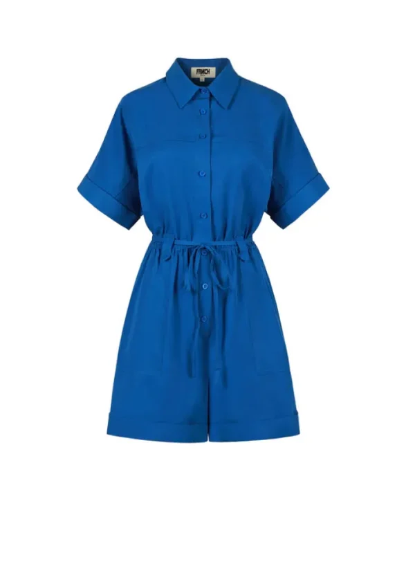 Frnch Shorts & Playsuits | Pants<Lily Playsuit (Electric )