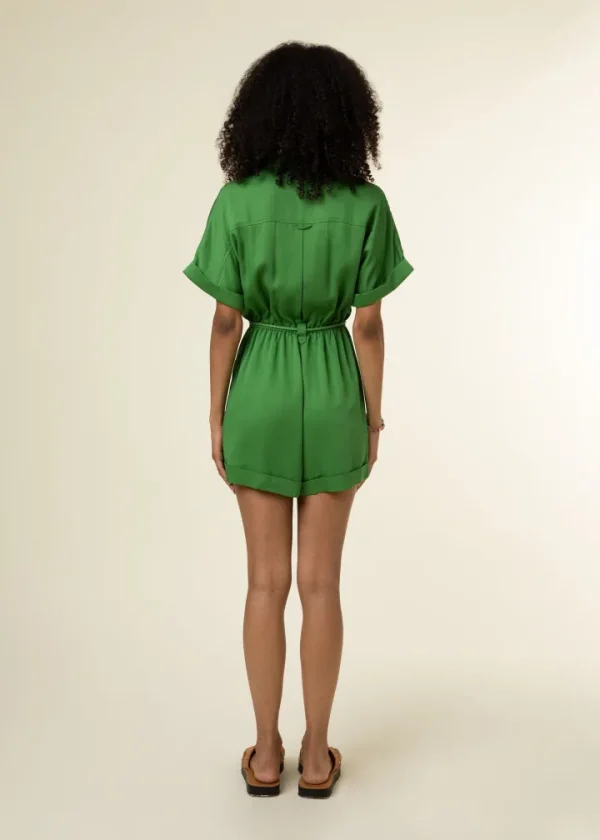 Frnch Shorts & Playsuits<Lily Playsuit (Khaki)