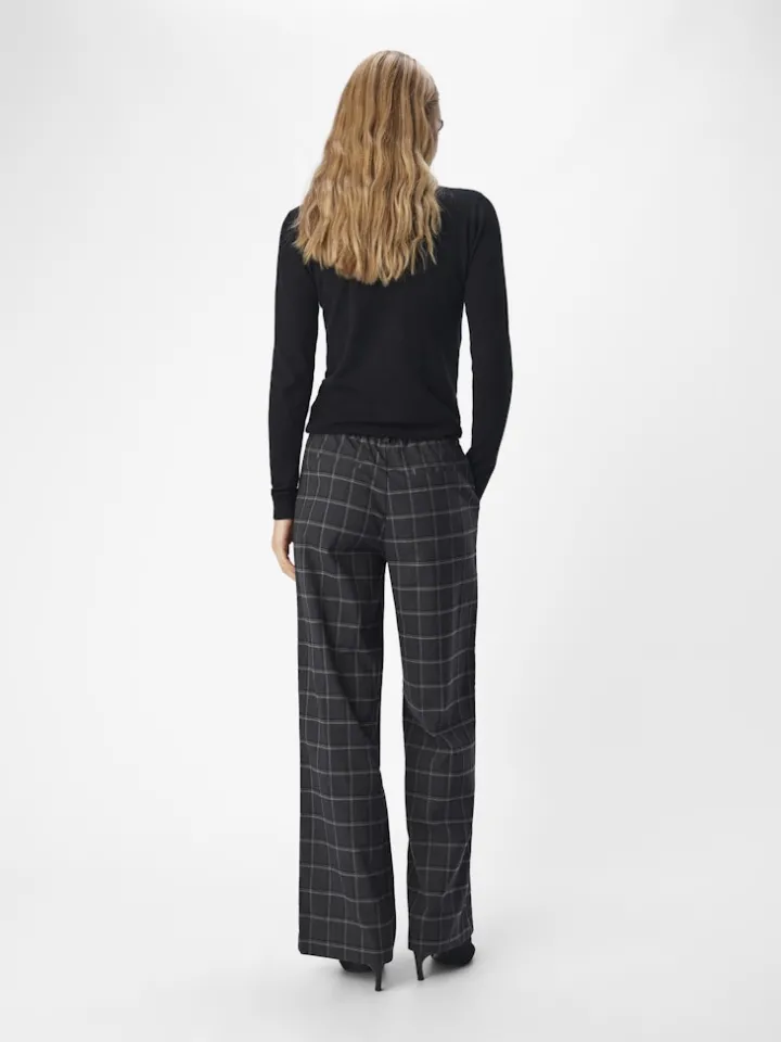 linda_wide_leg_pants_dark_3.webp Object Pants<Linda Wide Leg Pants (Dark /Melange)