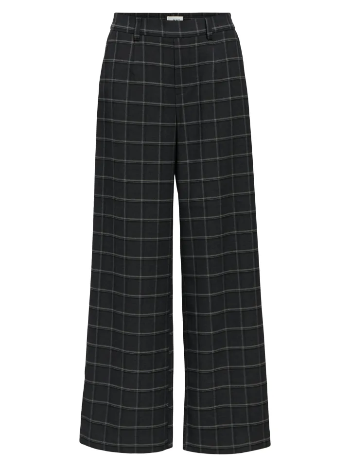 linda_wide_leg_pants_dark_5.webp Object Pants<Linda Wide Leg Pants (Dark /Melange)