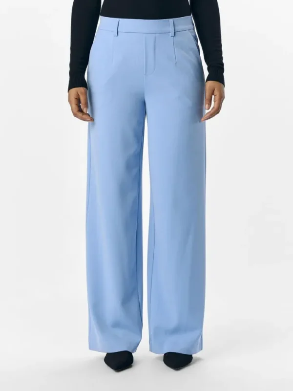 Object Pants<Lissey Wide Leg Pants (Cornflower )