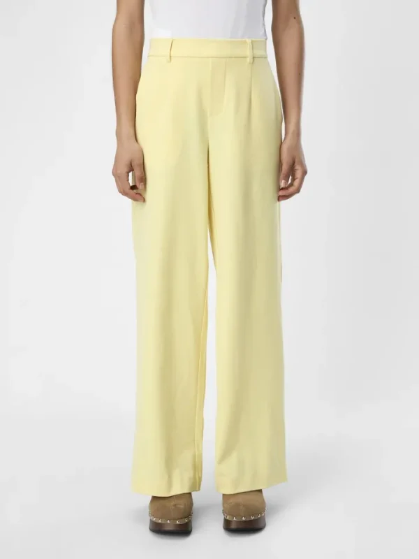 Object Pants<Lissey Wide Leg Pants (Lemon)
