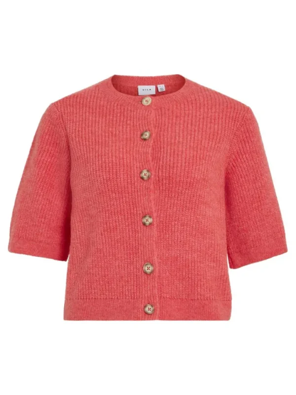 Vila Jumpers & Cardigans<Lola Short Sleeve Cardigan (Dubarry)