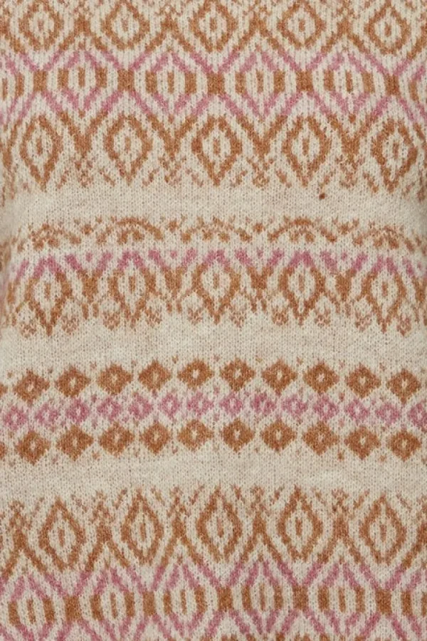 Ichi Jumpers & Cardigans<LOUISA JUMPER (OATMEAL MELANGE)
