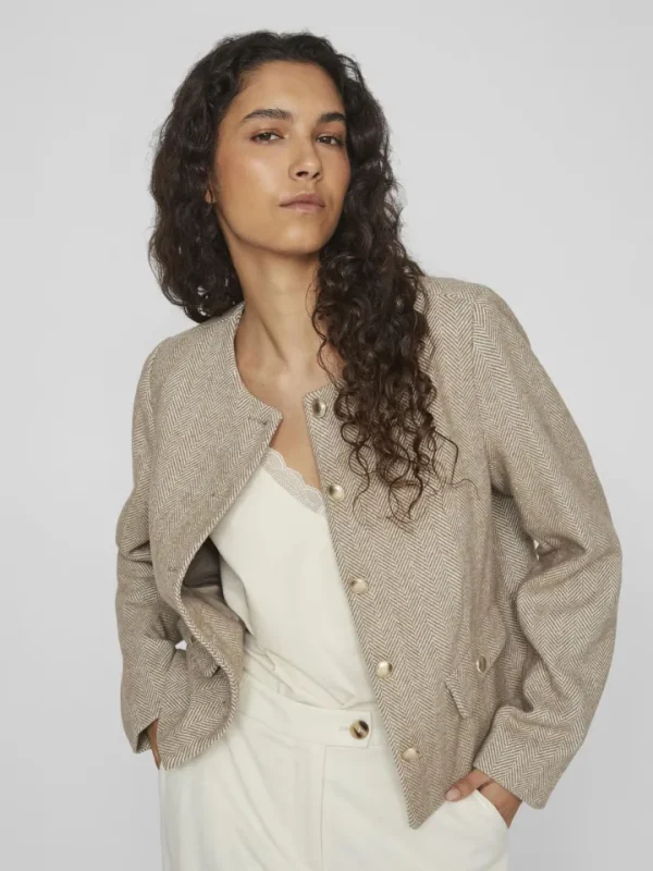 Vila Jackets<Lucia Jacket (Birch/Beige)