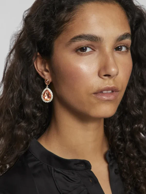 Vila Jewellery<MACY DROP EARRINGS (CORAL)