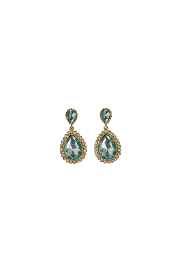Vila Jewellery<MACY DROP EARRINGS (GREEN)