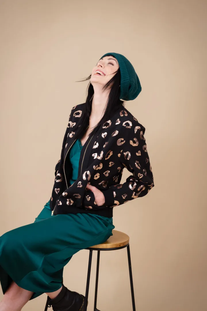 maeve_bomber_jacket_black_3.webp Oh Molly Jackets<Maeve Bomber Jacket (Black)