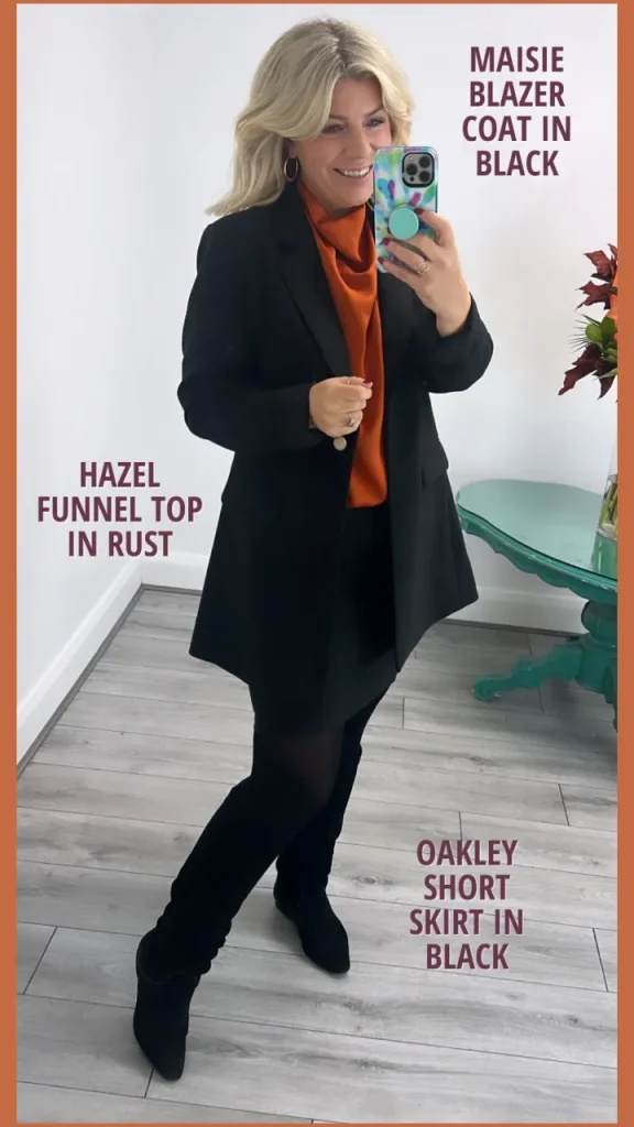 Oh Molly Jackets<Maisie Blazer Coat (Black)
