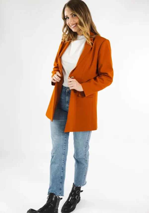 Oh Molly Jackets<Maisie Blazer Coat (Rust)