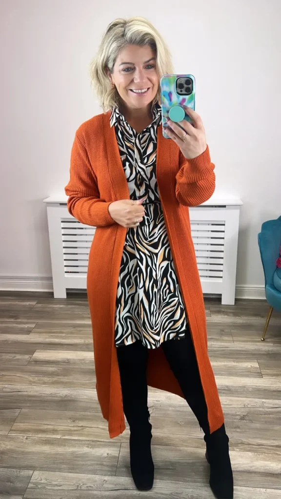 Object Jumpers & Cardigans<Malena Cardigan (Gold Flame/Melange)