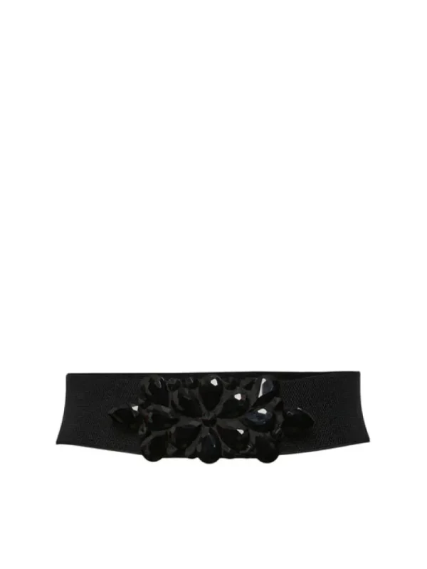 Pieces Belts<Malukka Elasticated Belt (Black)
