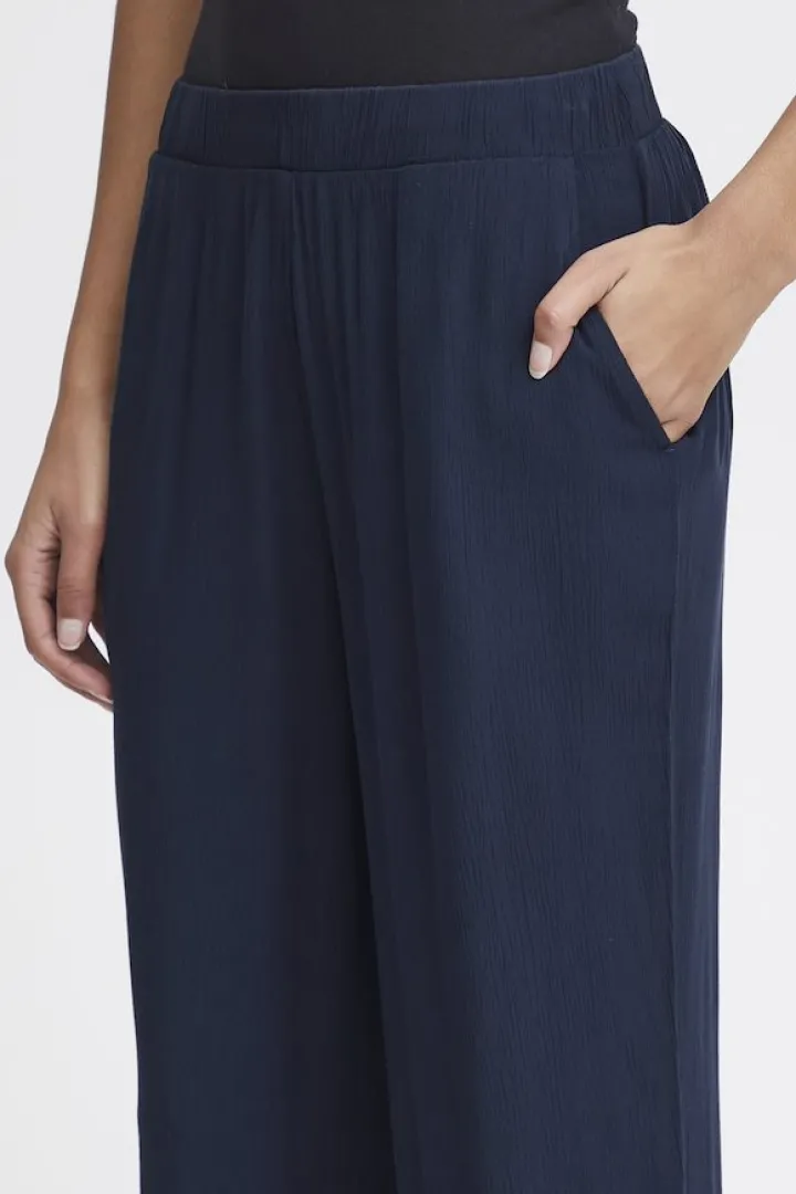 marra_trousers_total_ecli_2.webp Ichi Pants<Marra Trousers (Total Eclipse/Navy)