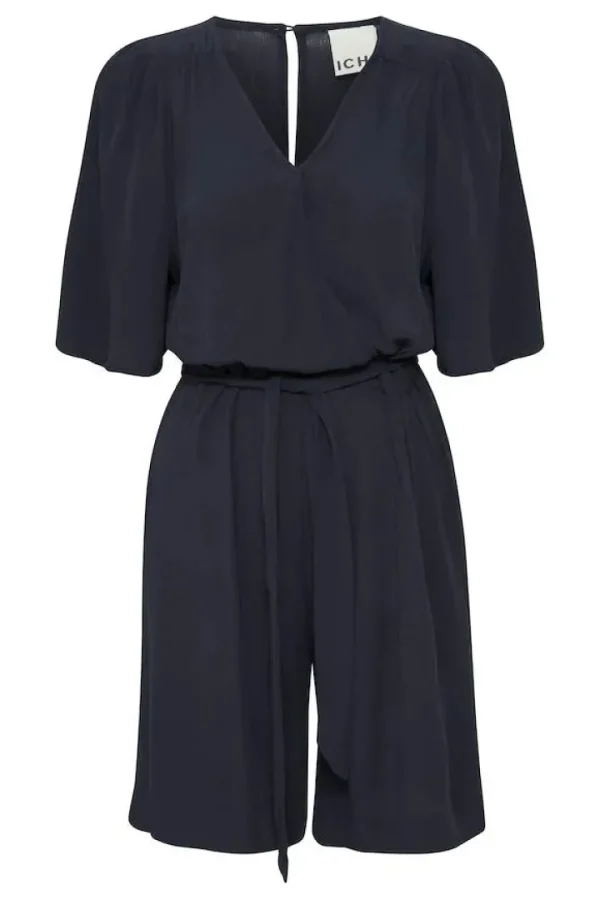 Ichi Shorts & Playsuits<Marrakech Playsuit (Total Eclipse)