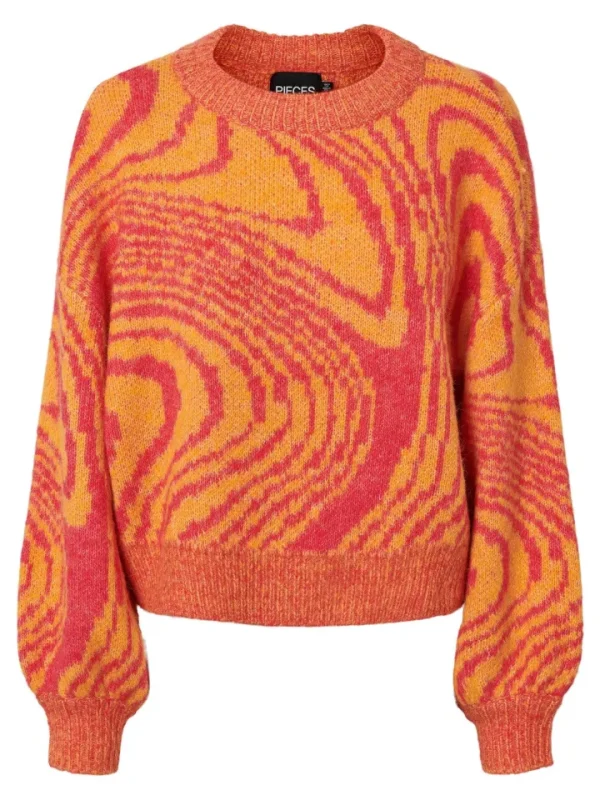 Pieces Jumpers & Cardigans<Marrra Jumper (Apricot)