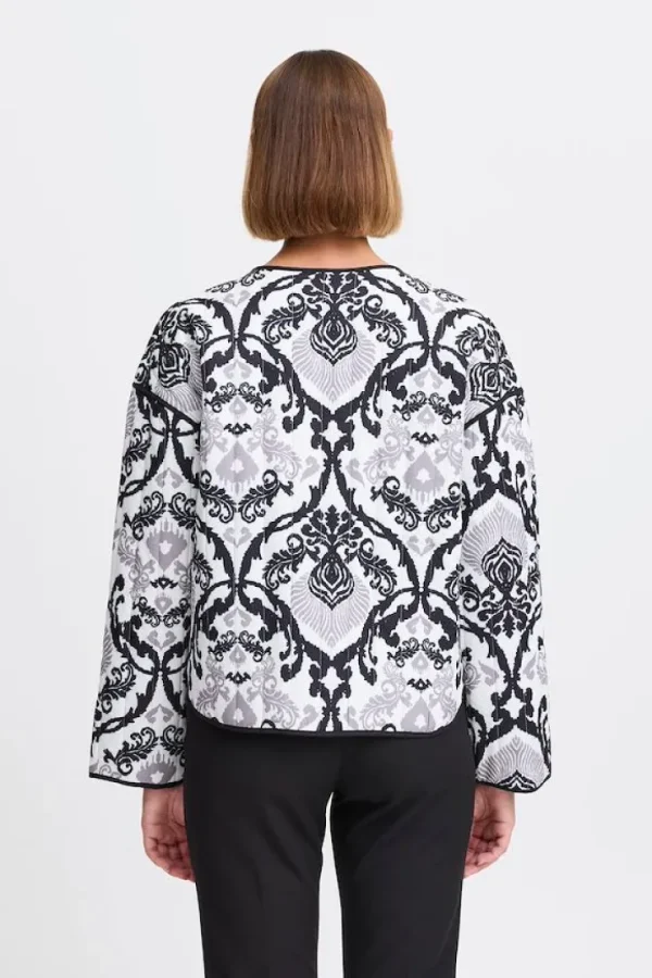 Ichi Jackets | Coats<Maura Jacket (Black Paisley)