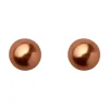 Pieces Jewellery<MEDIO STUD EARRINGS (INDIAN TAN)