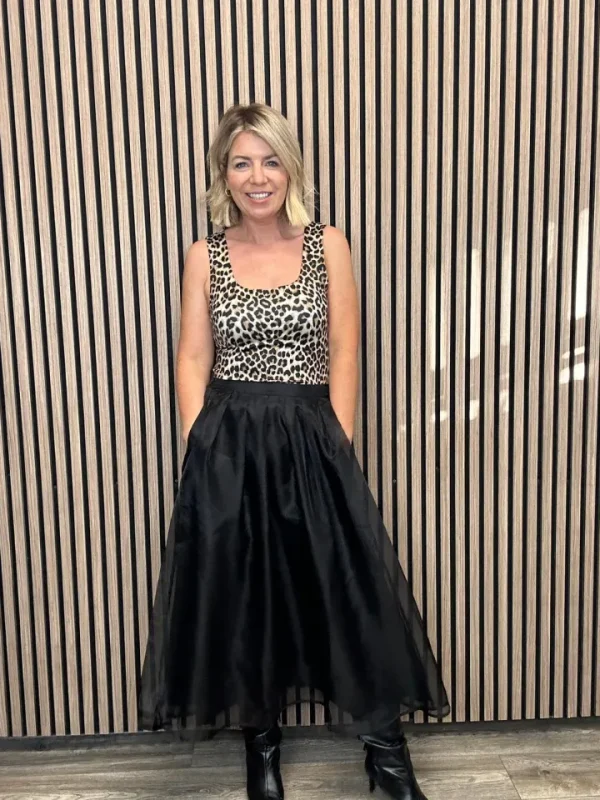 Ichi Skirts<Meko Midi Skirt