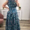 GoaGoa Occasionwear<Mercurio Long Dress (Blue)