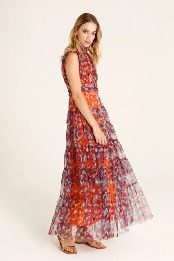 GoaGoa Occasionwear<Mercurio Long Dress (Orange)