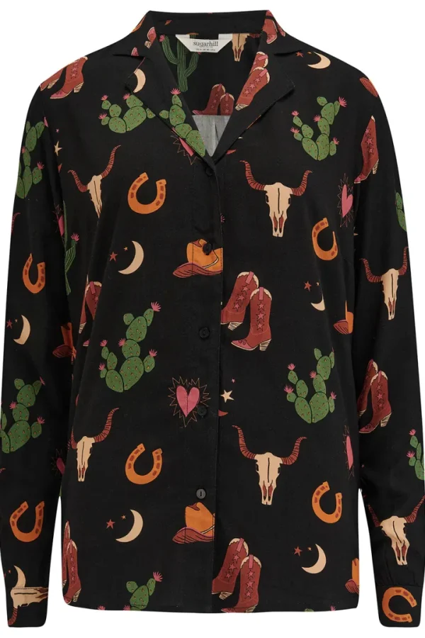 Sugarhill Shirts & Blouses<Micah Revere Shirt (/Cowgirl Print)