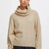 Ichi Jumpers & Cardigans<Mielan Jumper (Oatmeal)