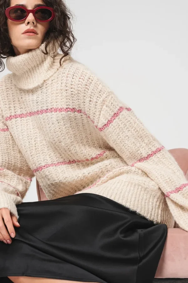 Vila Jumpers & Cardigans<Miggo Roll Neck Jumper (Super light Natural/Polignac)