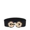 Pieces Belts<MITTE ELASTICATED BELT (BLACK & GOLD)