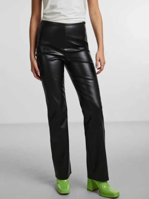 Pieces Pants<Molla High Waisted Pants (Black)
