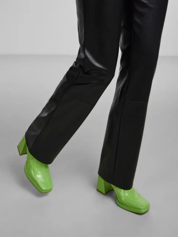 Pieces Pants<Molla High Waisted Pants (Black)