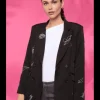 Minueto Jackets | Coats<Music Blazer Jacket (Black)