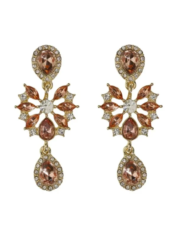 Vila Jewellery<MYRA EARRINGS (GOLD/CORAL)