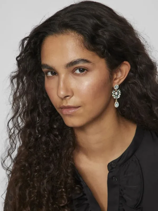 Vila Jewellery<MYRA EARRINGS (GOLD/TURQUOISE)