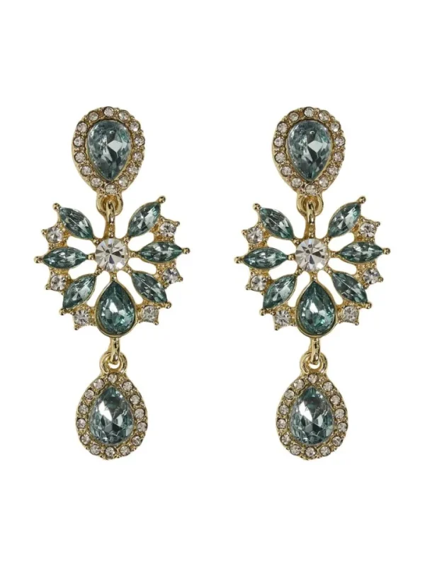 Vila Jewellery<MYRA EARRINGS (GOLD/TURQUOISE)