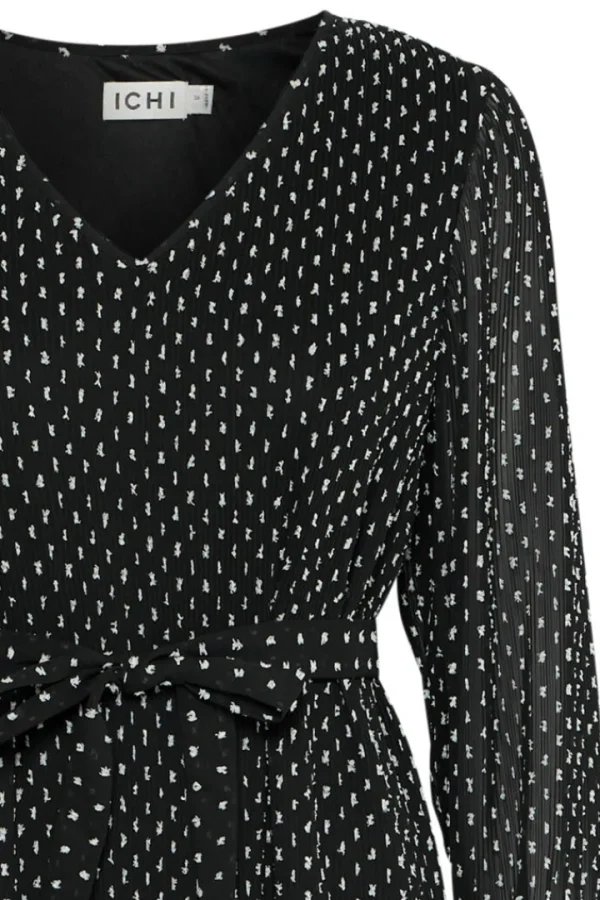 Ichi Dresses<Nelly Dress (Black/White)