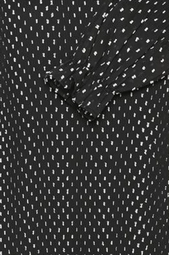 nelly_dress_blackwhite_6.webp Ichi Dresses<Nelly Dress (Black/White)