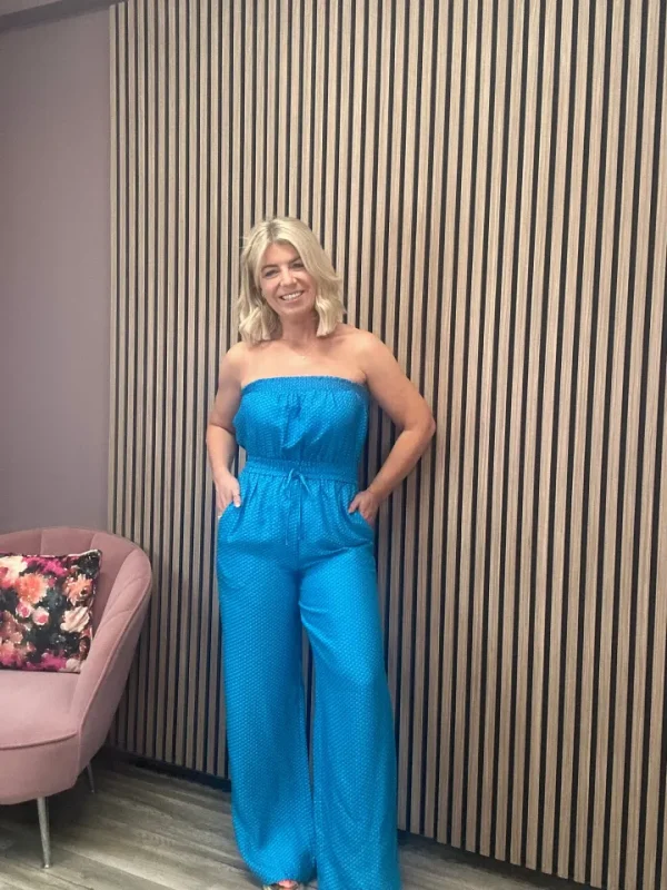 Frnch Jumpsuits<Nelly Jumpsuit (Azure Blue)