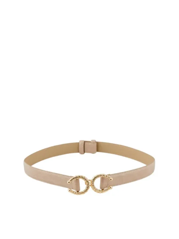 Pieces Belts<Niko Hook Buckle Belt (Nude)