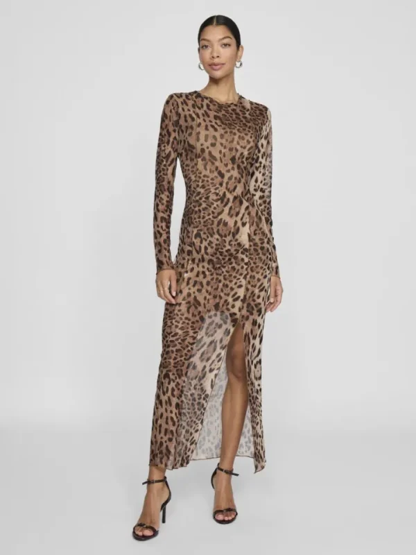 Vila Dresses<Ninna Mesh Midi Dress (Black/)