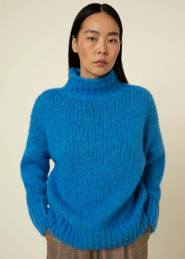 Frnch Jumpers & Cardigans<Noah Knit Jumper (Blue)