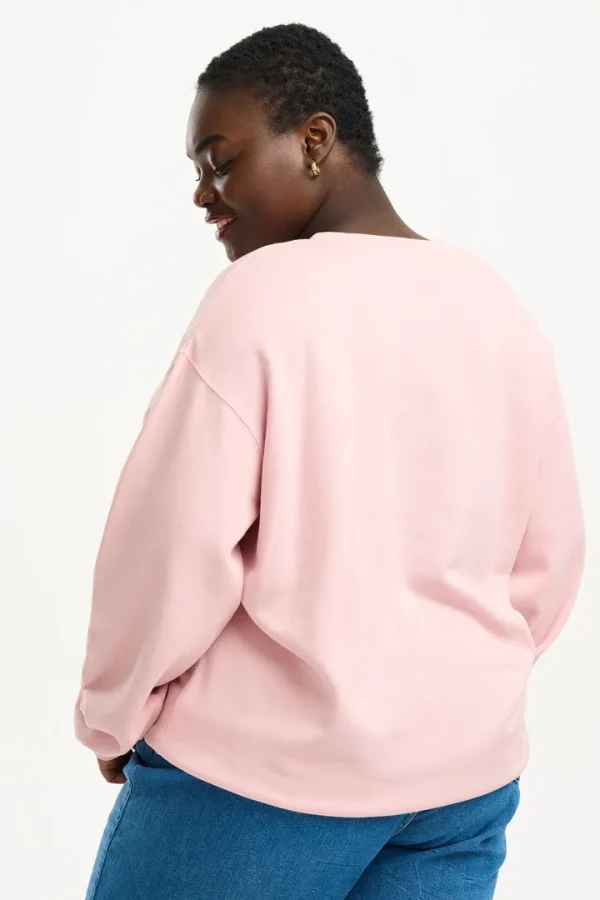 Sugarhill Jumpers & Cardigans<NOAH SWEATER (PEACH/TROPICAL SAFARI)